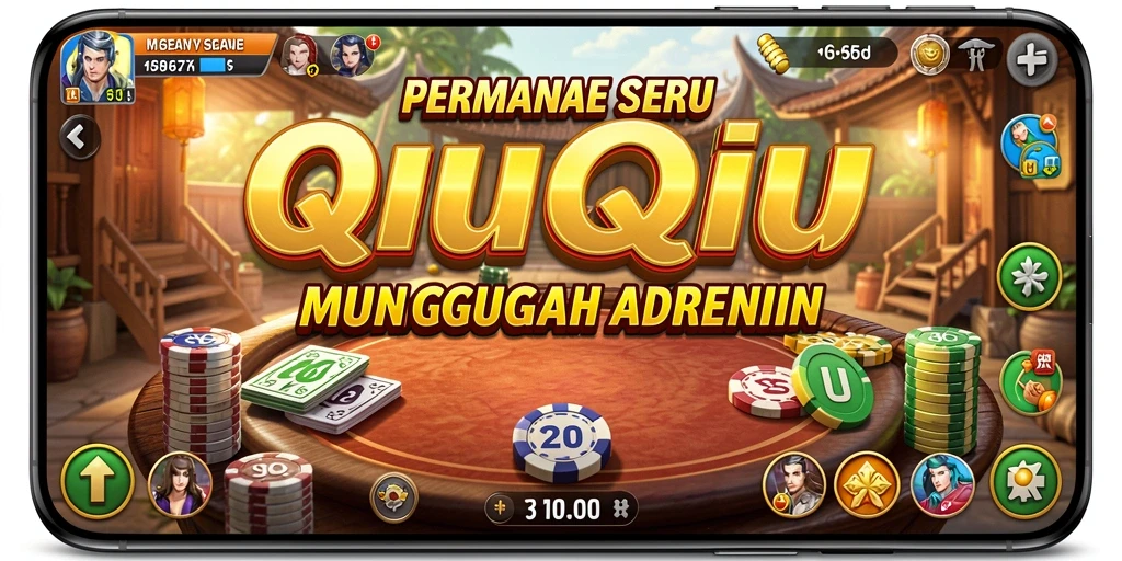 Tampilan menarik dari gameplay QiuQiu di 5ZK.