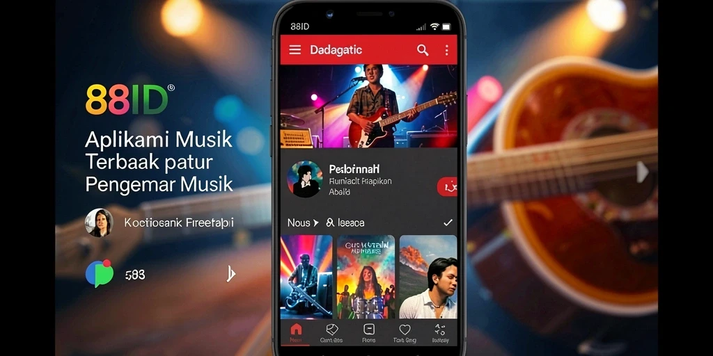 Screenshot utama 88ID menampilkan antarmuka pengguna yang menarik dan mudah digunakan.