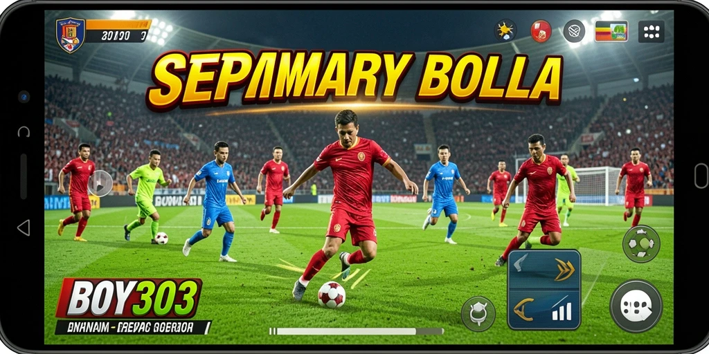 Tampilan gameplay BOY303 yang menarik dan seru dalam aksi sepak bola.