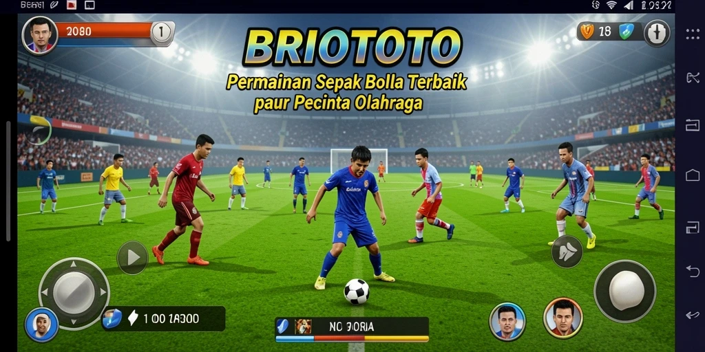 Tangkapan layar gameplay BRIOTOTO yang dinamis dan menarik.