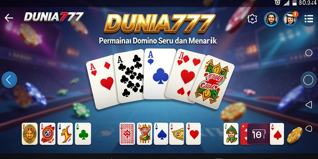 Tampilan gameplay DUNIA777 yang menarik dan seru.