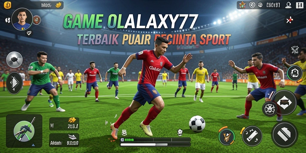 Screenshot GALAXY77 menampilkan aksi olahraga yang mendebarkan dan grafis yang menawan.