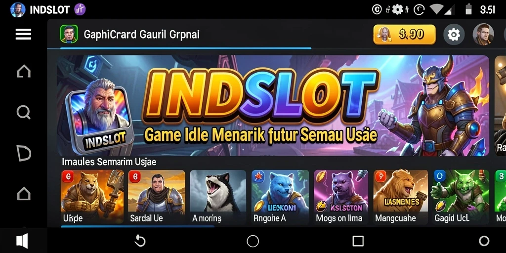 Tampilan gameplay INDSLOT yang menarik dan penuh warna.