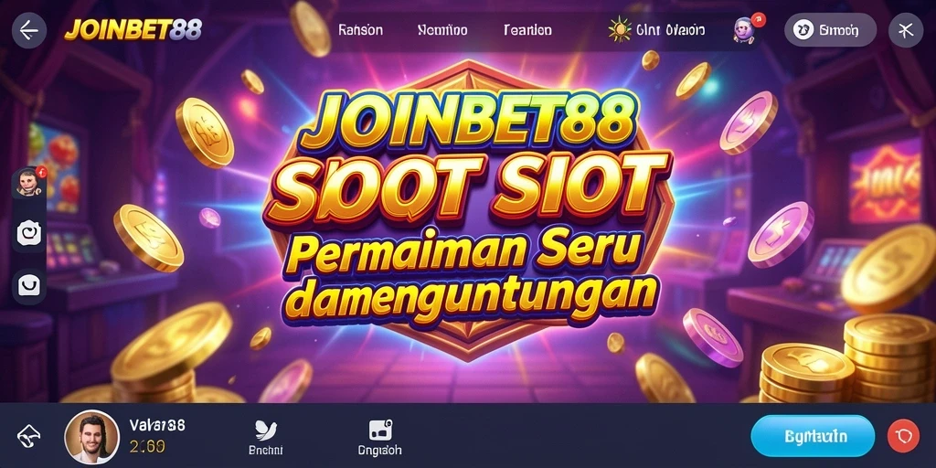 Gameplay menarik dari permainan Slot JOINBET88 dengan berbagai tema yang menghibur.