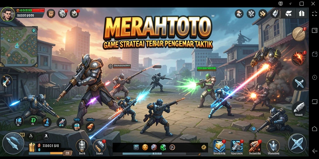 Tampilan strategi mendalam dalam gameplay MERAHTOTO.