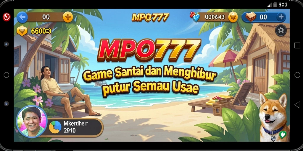 Menampilkan gameplay MPO777 yang ceria dan menghibur.
