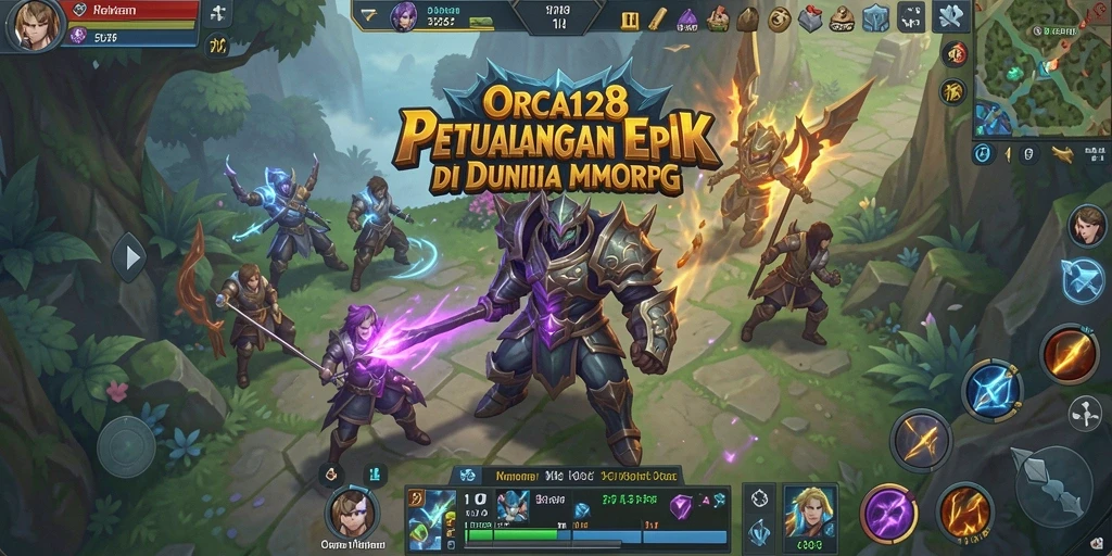 Tangkapan layar gameplay ORCA128 yang menampilkan aksi pertempuran seru.