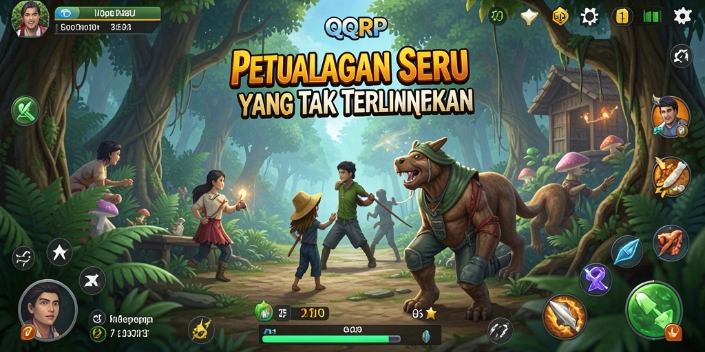 Tampilan gameplay QQRP yang menakjubkan dan memikat.