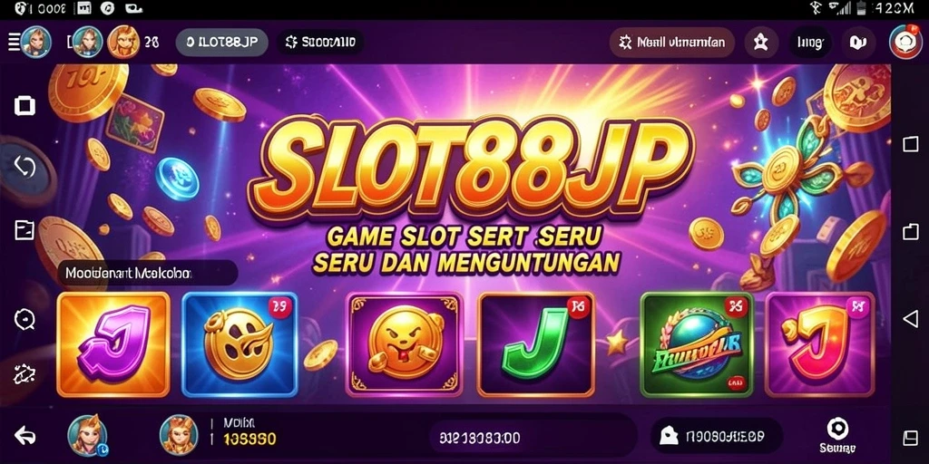 Tampilan gameplay menegangkan dari SLOT88JP dengan grafis menarik.