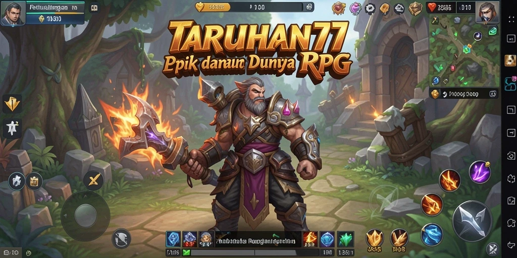 Tampilan gameplay RPG yang memukau dari TARUHAN77.
