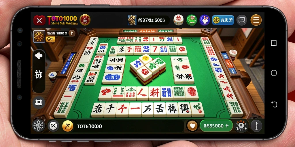Tampilan gameplay mahjong yang menarik di TOTO1000.